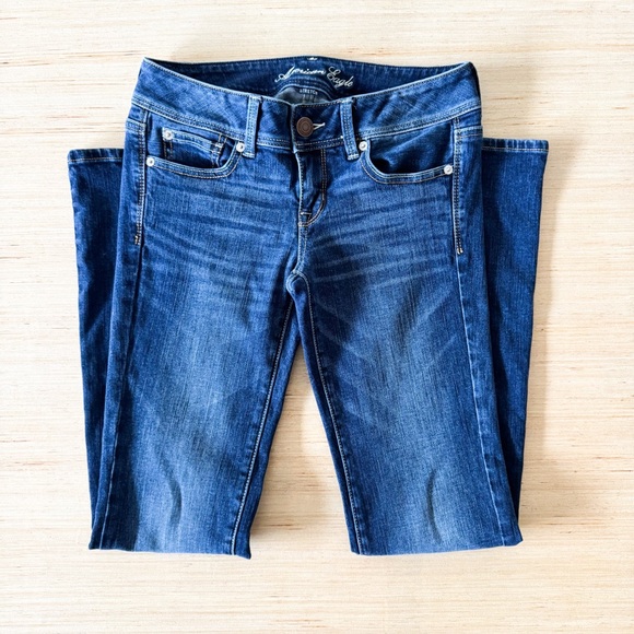 American Eagle Women's Slim Boot Stretch Jeans Size 2 - Picture 4 of 9